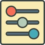 Equaliser SVG Icon